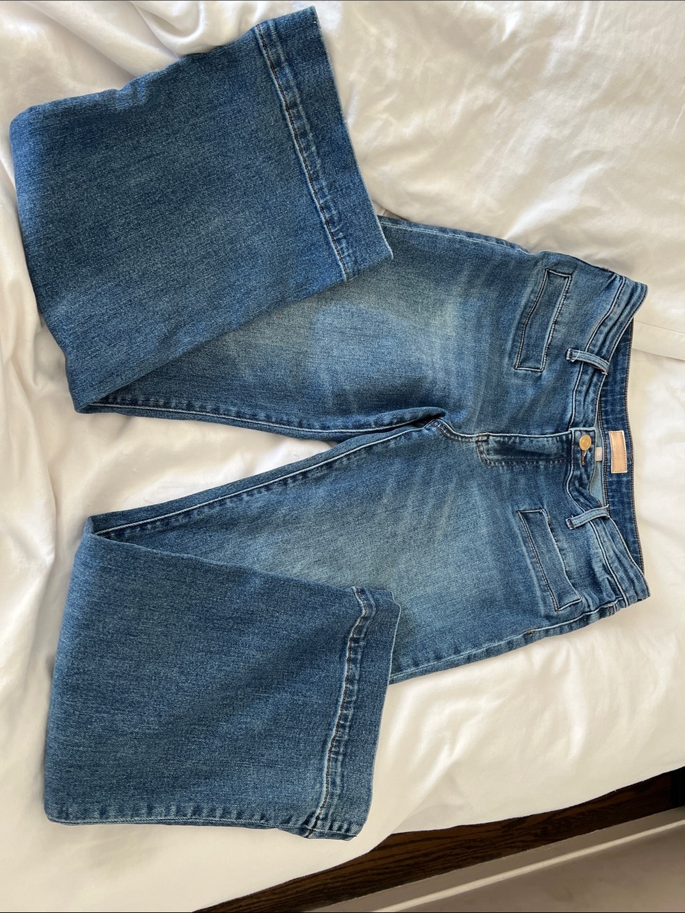 Kut from the Kloth Medium Blue Wash Wide Leg Jeans